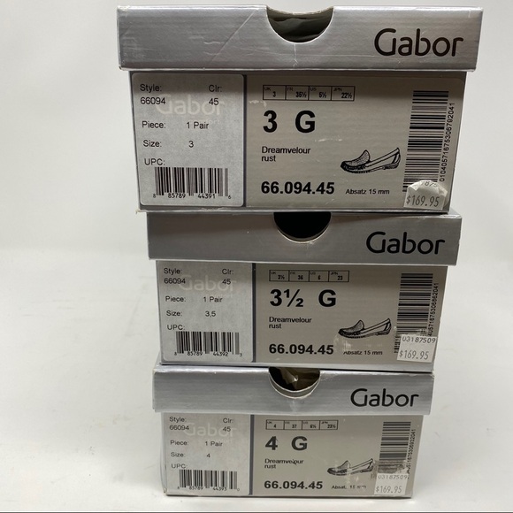 Gabor 66.094.45 suede perforated loafer moccasins - Picture 8 of 10